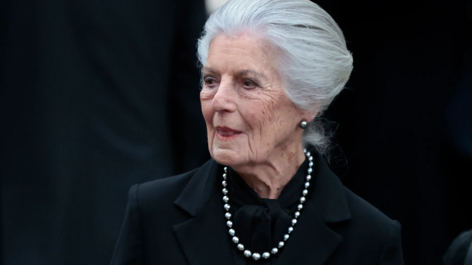 Teresa de Borbón en la misa funeral de Fernando Gómez Acebo Teresa de Borbón en la misa funeral de Fernando Gómez Acebo