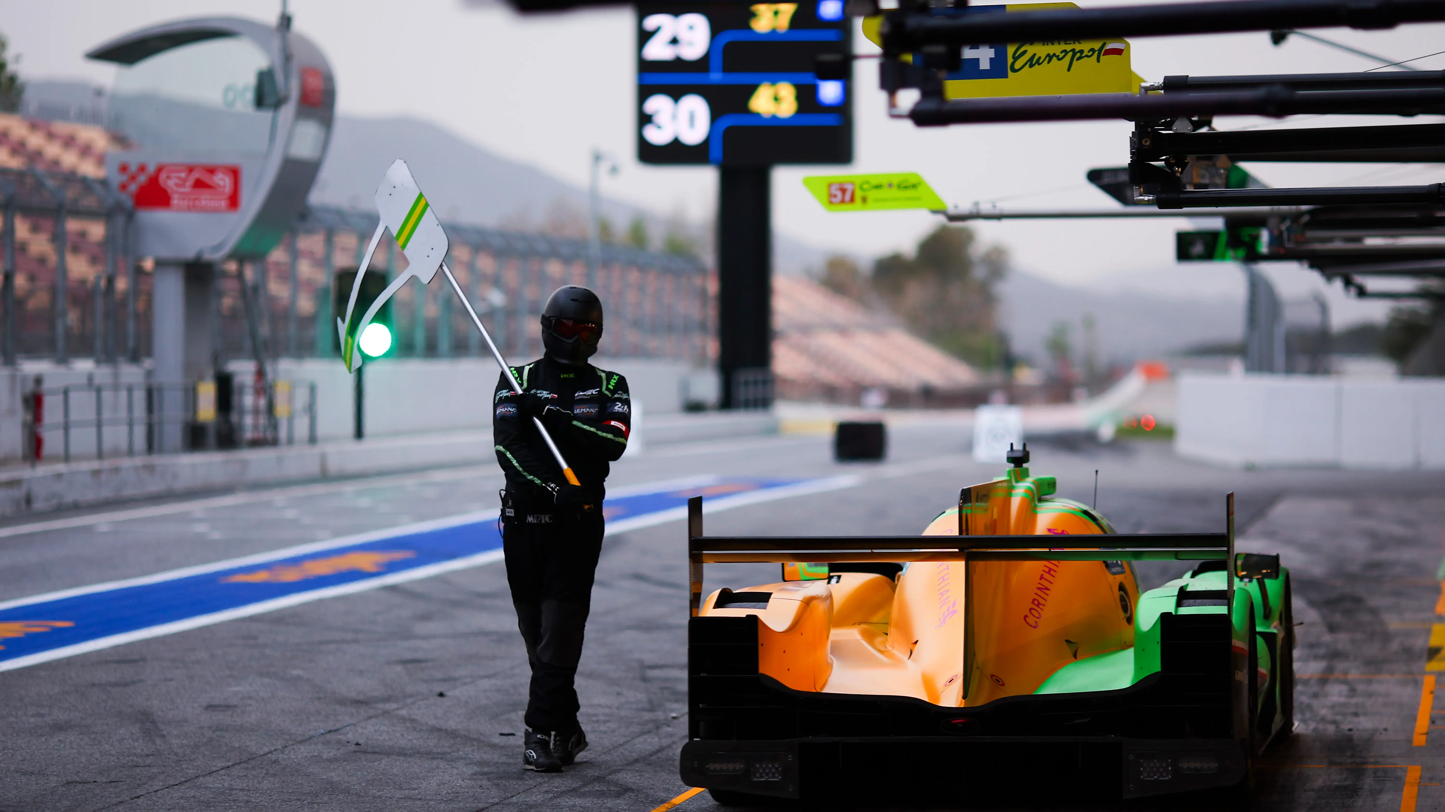 Una imagen del pr&oacute;logo de las European Le Mans Series en Montmel&oacute;