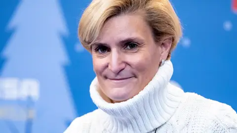 María Zurita posando para la prensa en 2020 María Zurita posando para la prensa en 2020