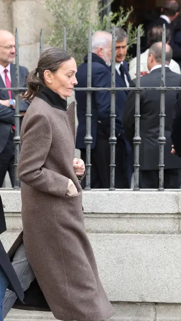 Laura Ponte en la misa funeral de Fernando Gómez-Acebo Laura Ponte en la misa funeral de Fernando Gómez-Acebo