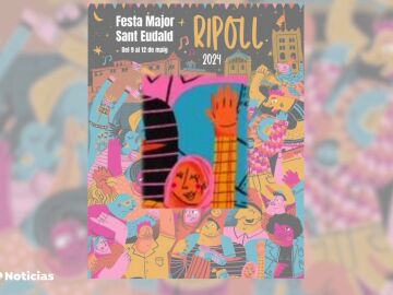 Polémica en el ayuntamiento de Ripoll por este cartel de las fiestas