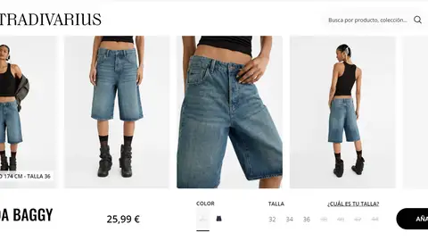 Bermudas vaqueras Bermudas vaqueras