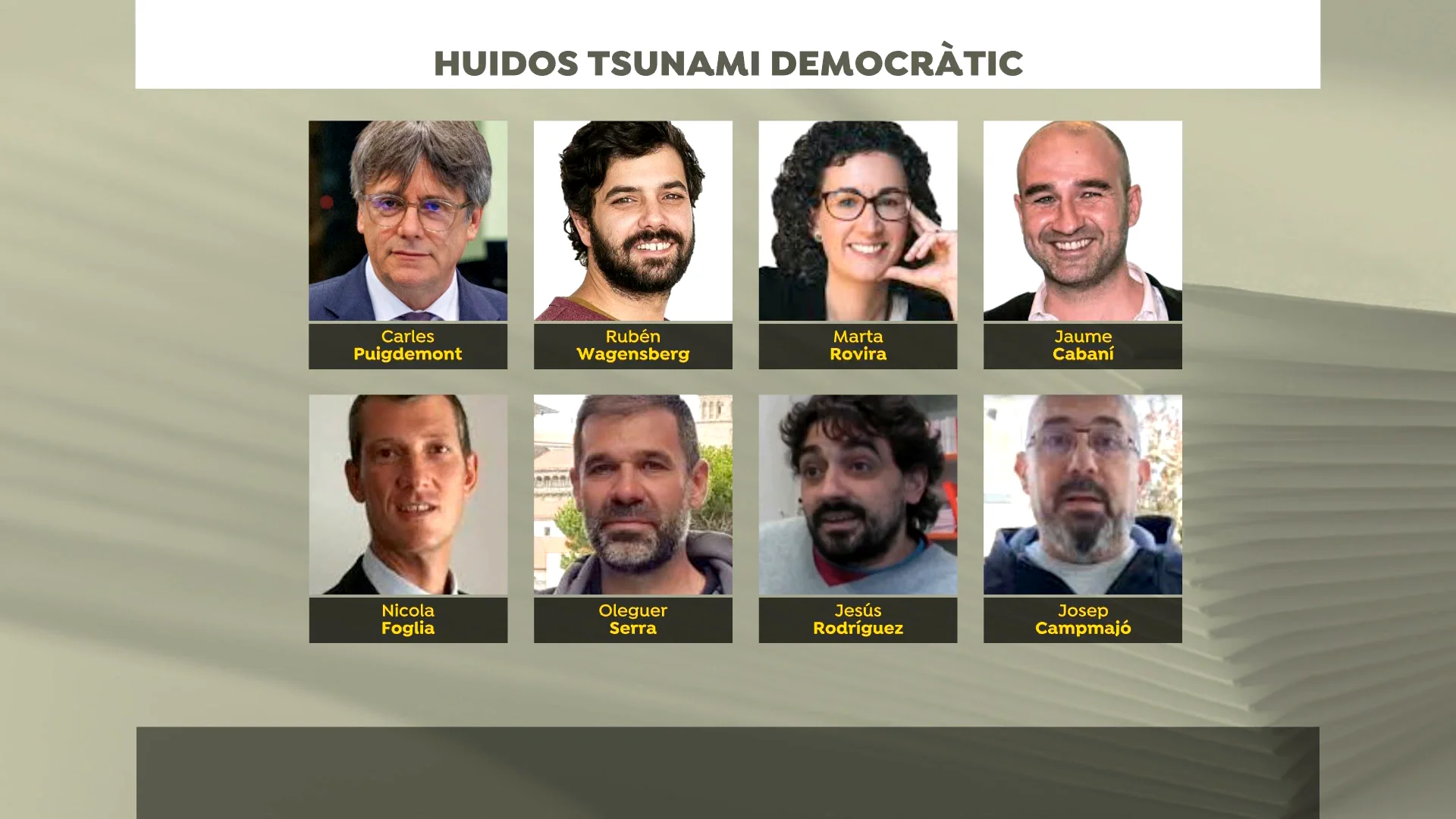 Fugados Tsunami Democratic Fugados Tsunami Democratic
