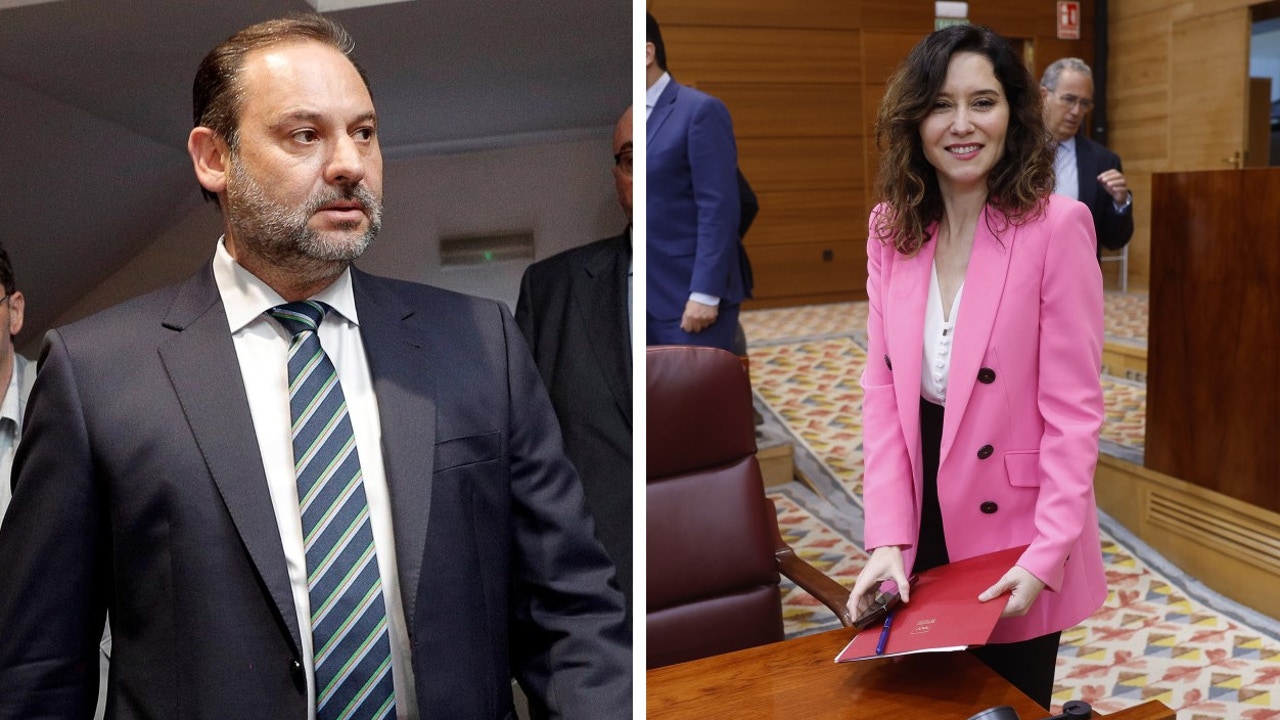 José Luis Ábalos e Isabel Díaz Ayuso