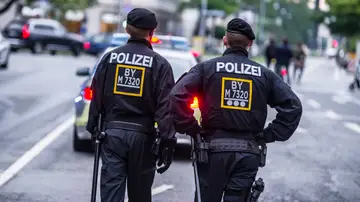 Agentes de la Policía federal alemana.