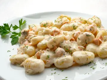Ñoquis con salmón, plato único de Karlos Arguiñano: &quot;¡Menuda receta!&quot;