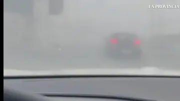 El vídeo de la intensa niebla en Playa del Inglés