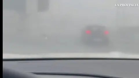El vídeo de la intensa niebla en Playa del Inglés El vídeo de la intensa niebla en Playa del Inglés