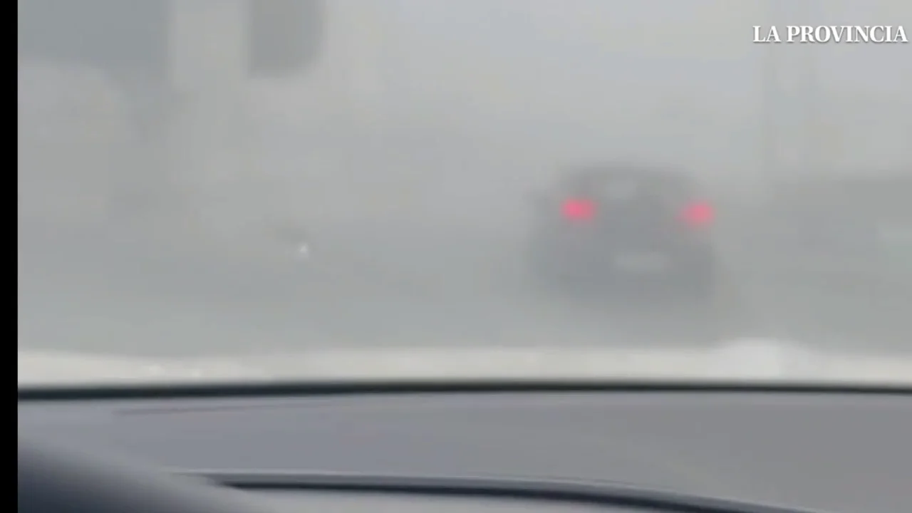 El v&iacute;deo de la intensa niebla en Playa del Ingl&eacute;s