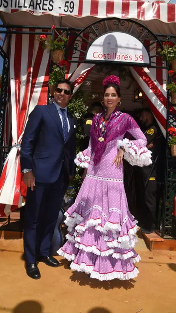 Francisco Rivera y Lourdes Montes en la Feria de Abril Francisco Rivera y Lourdes Montes en la Feria de Abril