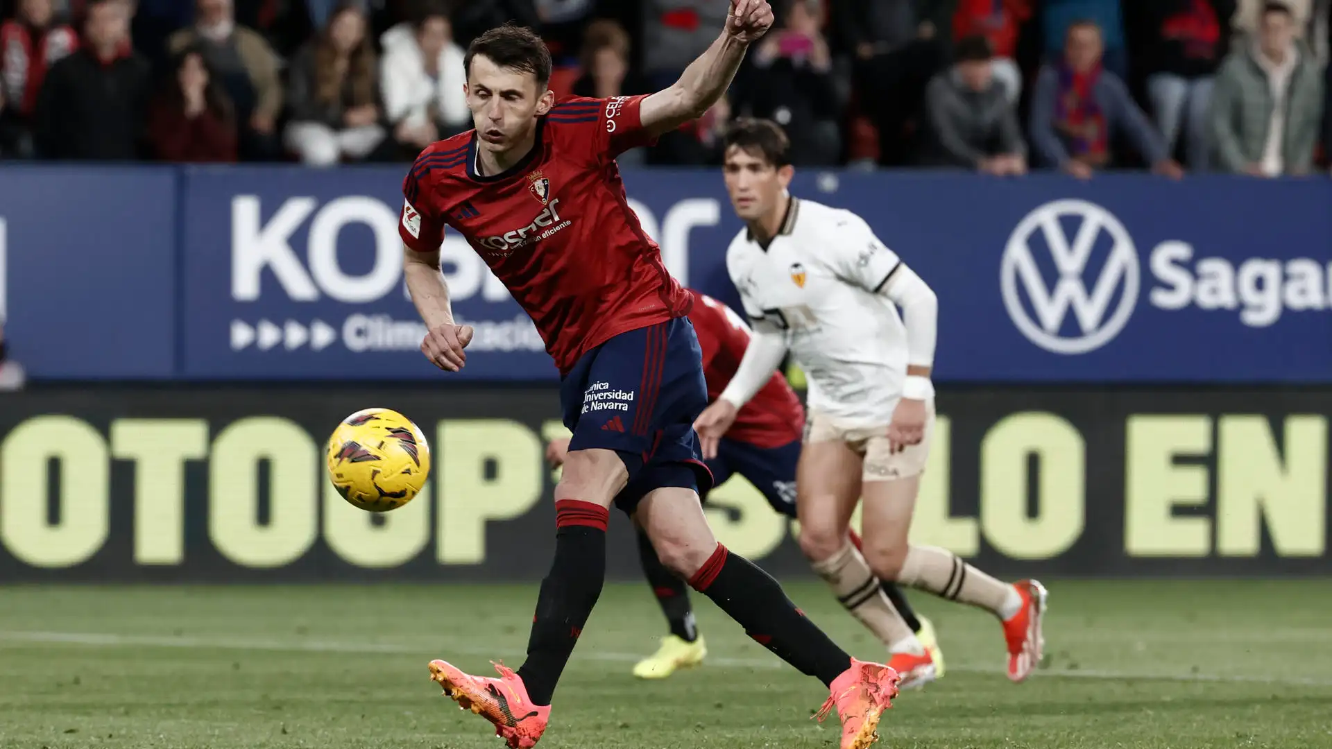 Budimir, en el partido contra el Valencia