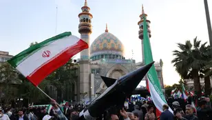 Iraníes celebran el ataque a Israel