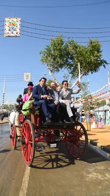 Francisco Rivera, El Turronero y Álex González en la Feria de Abril Francisco Rivera, El Turronero y Álex González en la Feria de Abril