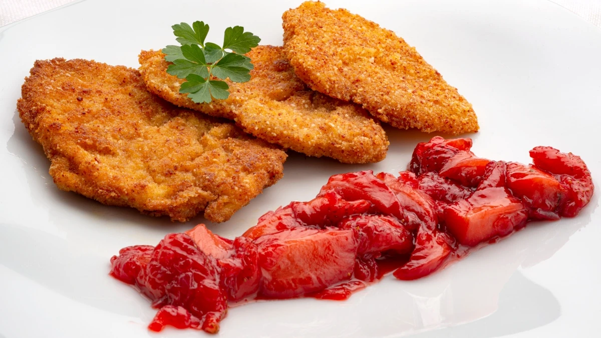 Crispy de pollo marinado con chutney de fresas, de Argui&ntilde;ano: "&iexcl;Atentos a esta receta!"