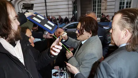 Johnny Depp en la premiere de Jeanne du Barry en Londres