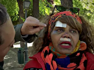 El nuevo rostro de Regina do Santos. El nuevo rostro de Regina do Santos.