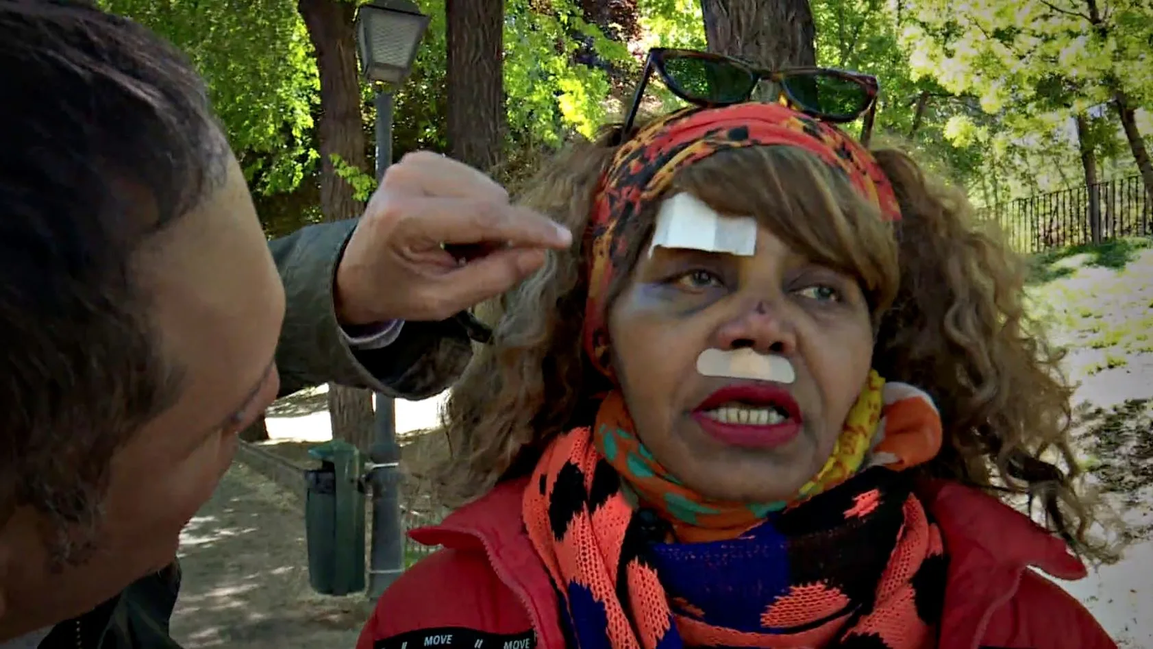 El nuevo rostro de Regina do Santos. El nuevo rostro de Regina do Santos.
