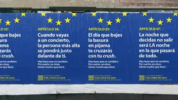 Cartel de la campaña del Parlamento Europeo