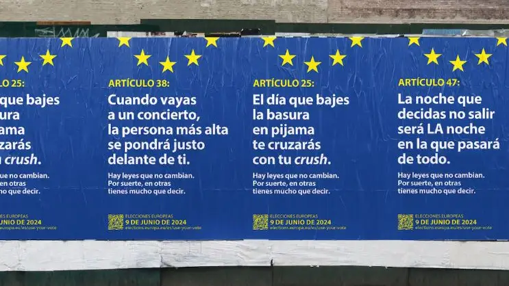 Cartel de la campaña del Parlamento Europeo Cartel de la campaña del Parlamento Europeo