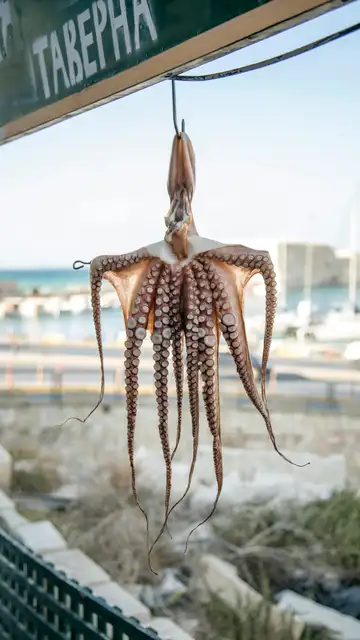 El pulpo antes de cocinar El pulpo antes de cocinar