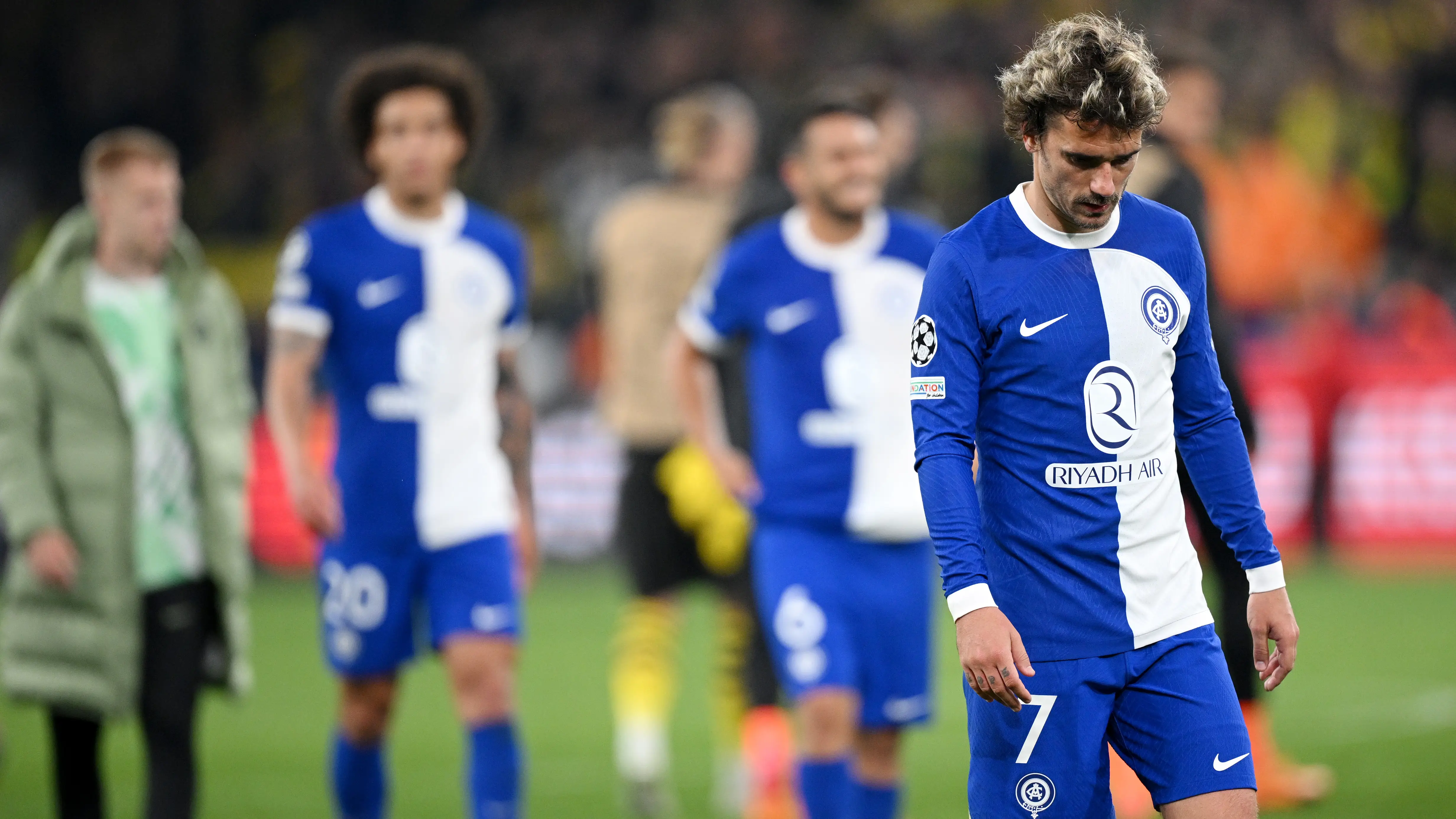 Griezmann, cabizbajo tras la eliminación Griezmann, cabizbajo tras la eliminación
