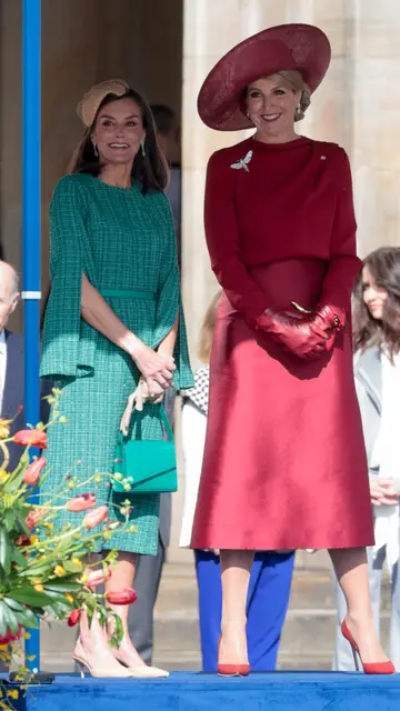 Letizia y Máxima de Holanda, en su primer acto juntas Letizia y Máxima de Holanda, en su primer acto juntas