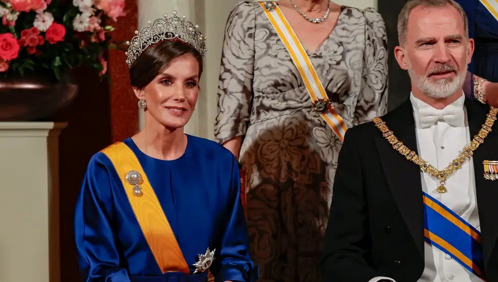 La reina Letizia y el rey Felipe VI, en Ámsterdam