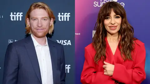 Domhnall Gleeson y Sabrina Impacciatore Domhnall Gleeson y Sabrina Impacciatore