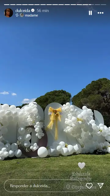 La decoración de la fiesta del gender reveal del bebé de Dulceida y Alba Paul La decoración de la fiesta del gender reveal del bebé de Dulceida y Alba Paul