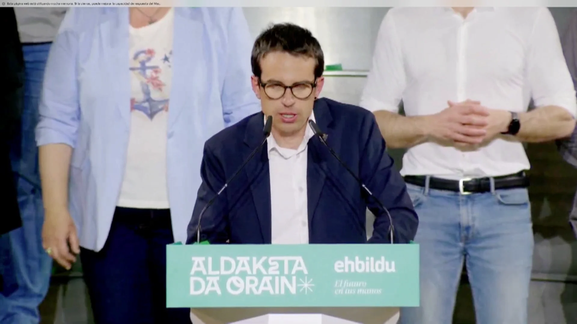 Otxandiano valora los resultados electorales vascos Otxandiano valora los resultados electorales vascos