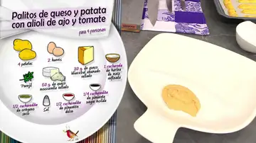 Ingredientes Palitos de queso y patata