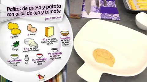 Ingredientes Palitos de queso y patata Ingredientes Palitos de queso y patata