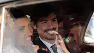 Francesca Civita y Víctor Iglesias en su boda