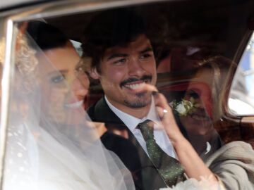Francesca Civita y Víctor Iglesias en su boda