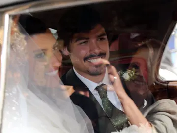Francesca Civita y Víctor Iglesias en su boda Francesca Civita y Víctor Iglesias en su boda