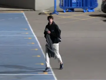 Pablo Urdangarin, tras disputar un partido Pablo Urdangarin, tras disputar un partido