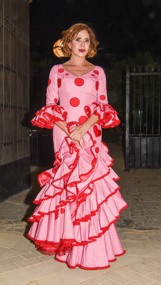 El traje de flamenca de Ágatha Ruiz de la Prada