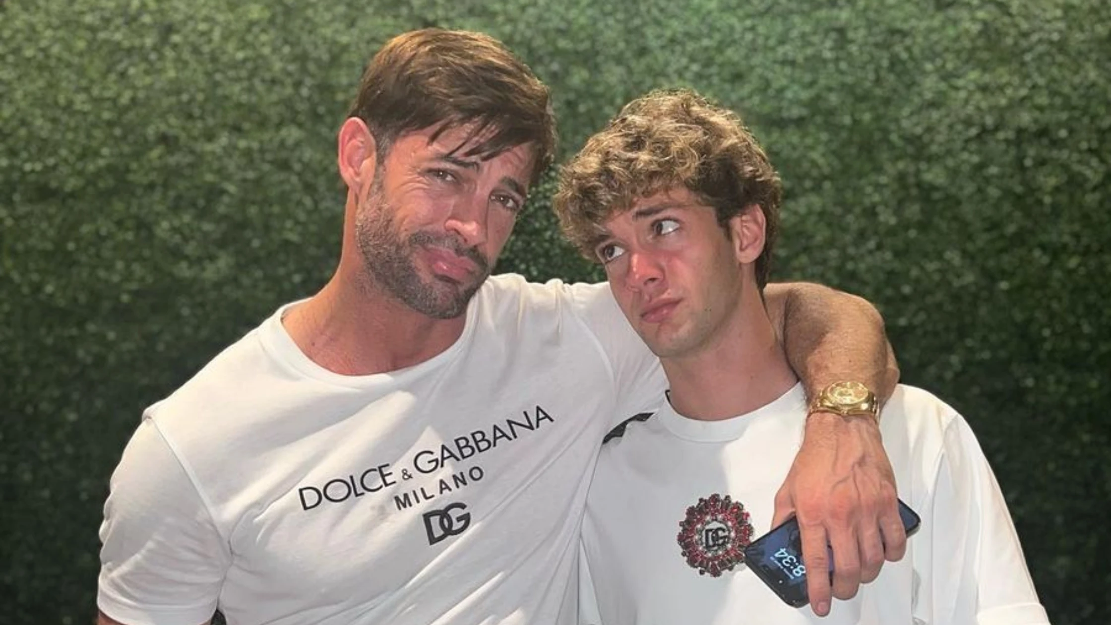 William Levy con su hijo Christopher William Levy con su hijo Christopher