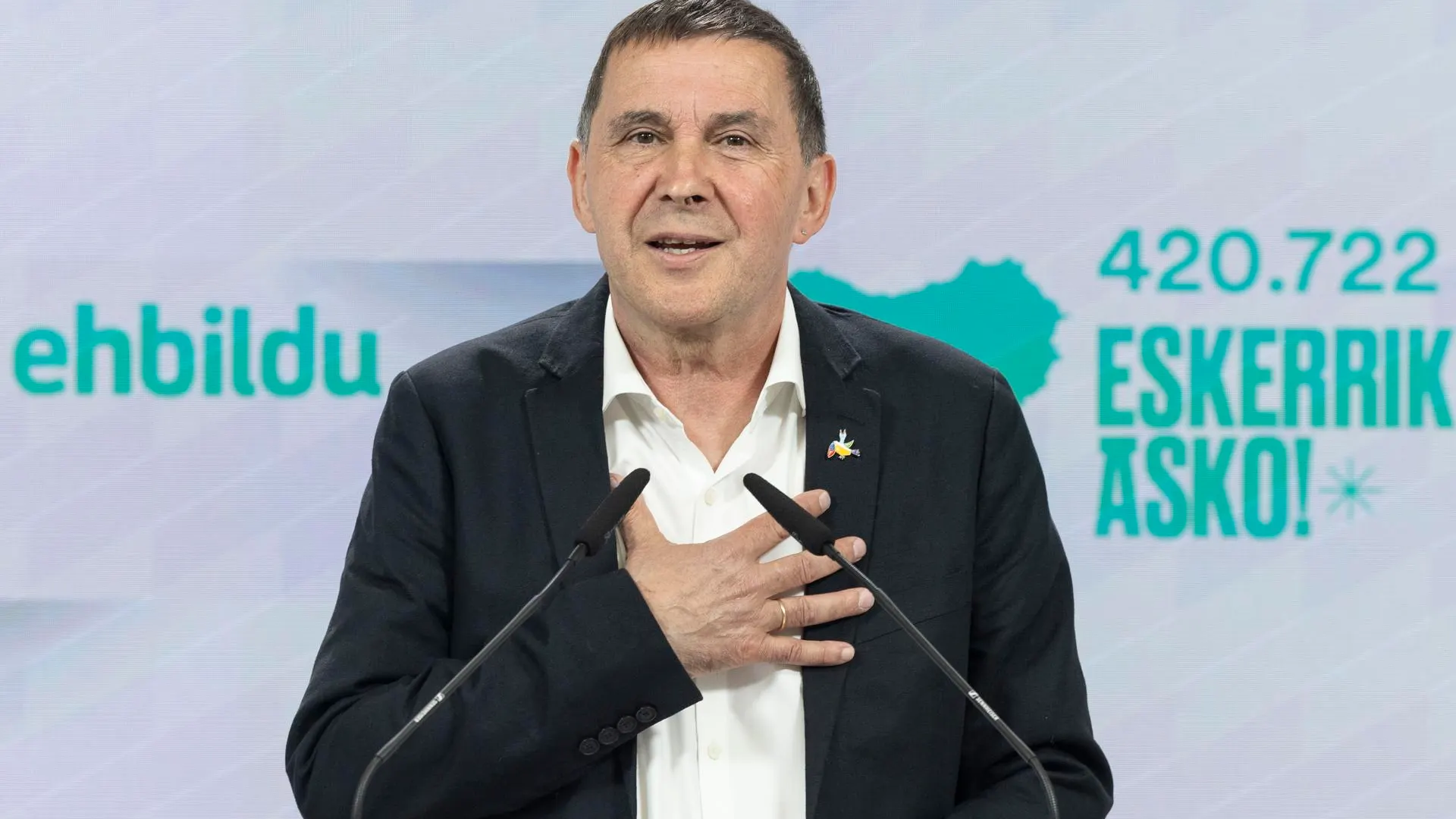 El coordinador general de EH Bildu, Arnaldo Otegi