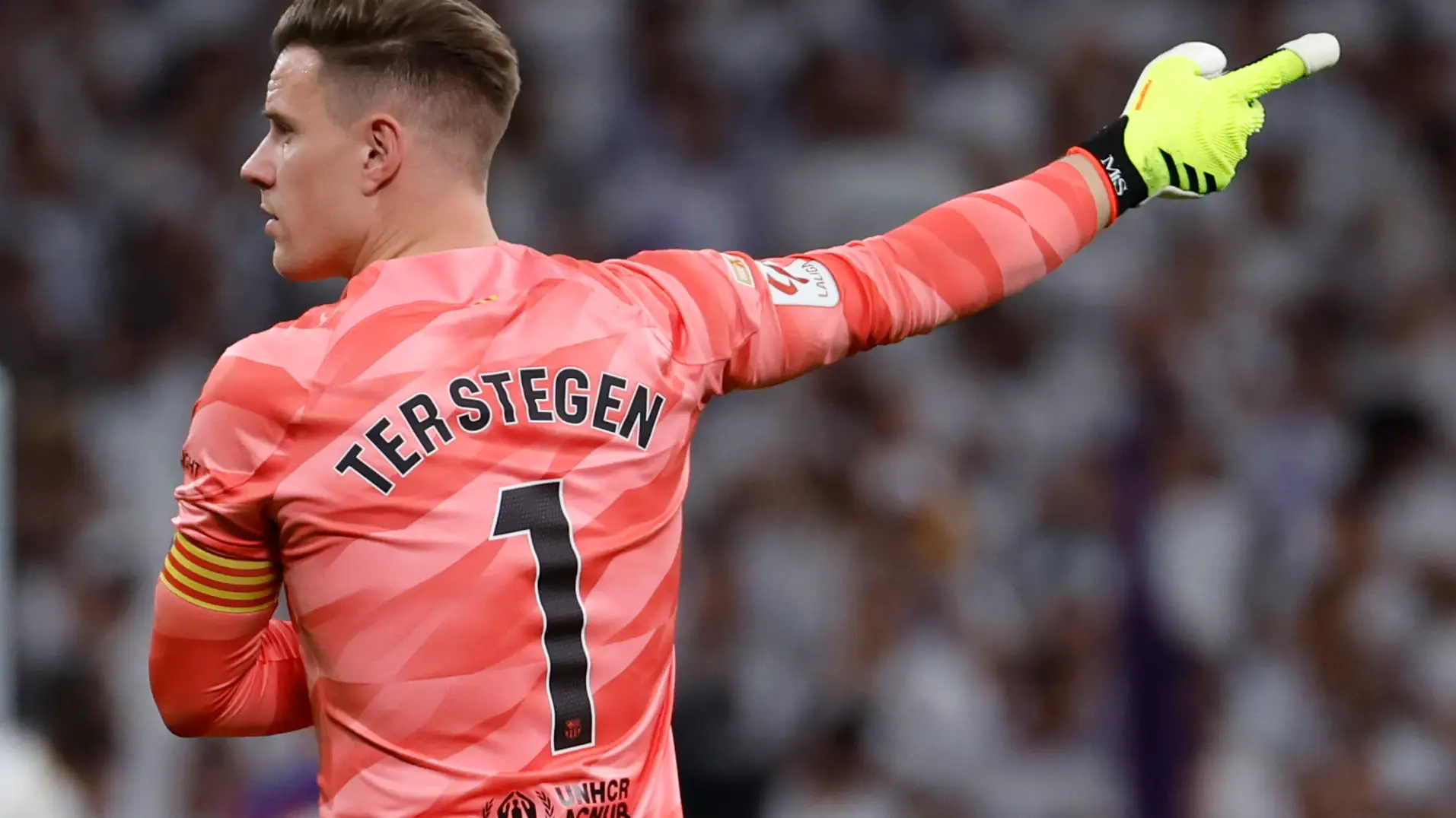 Ter Stegen, en el partido ante el Real Madrid Ter Stegen, en el partido ante el Real Madrid