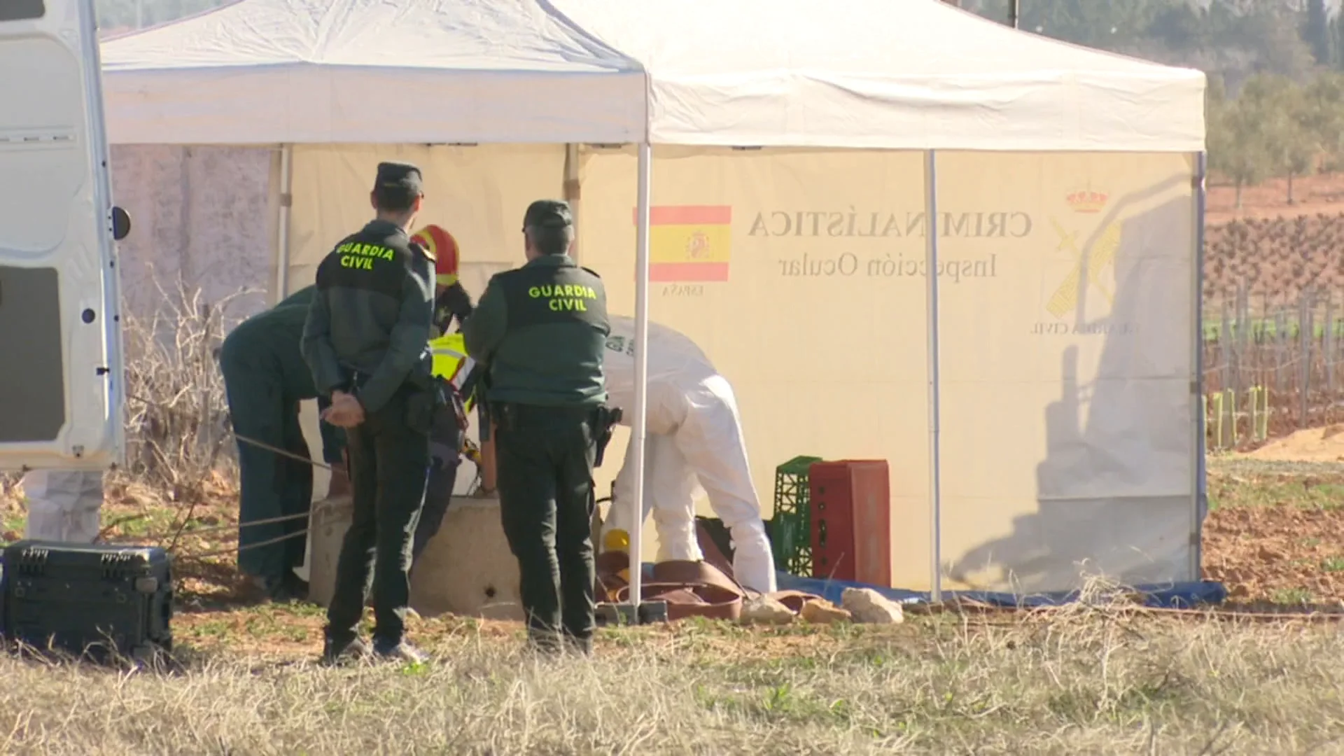 Hallazgo del cad&aacute;ver de F&eacute;lix Jos&eacute; Esquerdo Mart&iacute;nez
