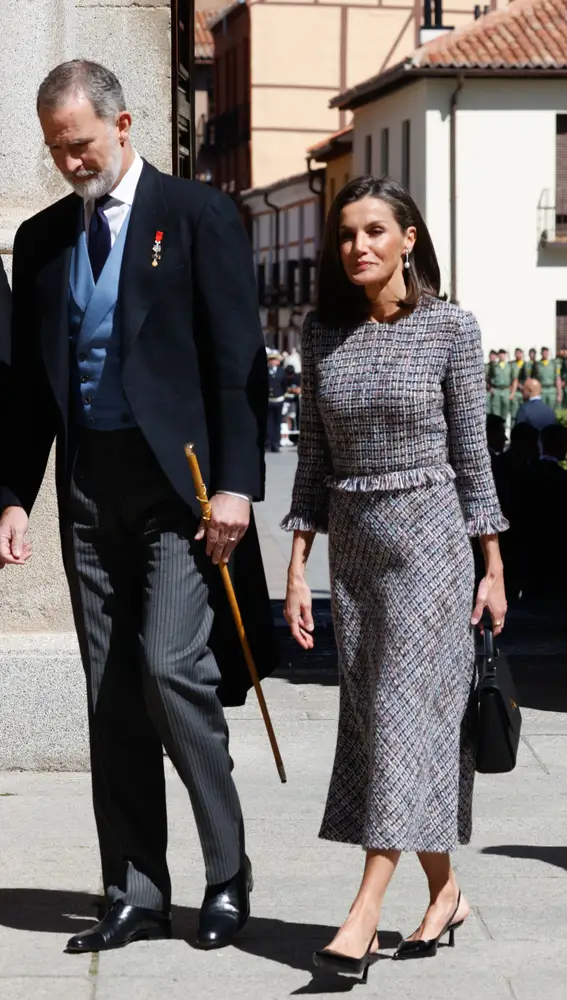 La reina Letizia y el rey Felipe VI, en el Premio Cervantes 2024