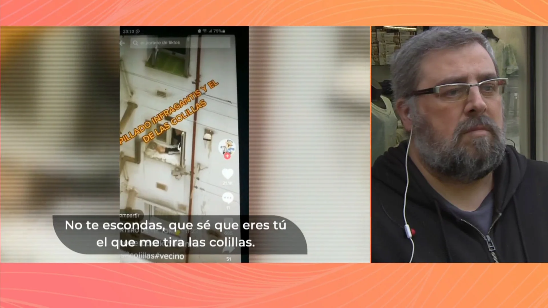 El portero que grababa a sus vecinos y lo subía a TikTok: "No lo hago con ninguna maldad, era cachondeo" El portero que grababa a sus vecinos y lo subía a TikTok: "No lo hago con ninguna maldad, era cachondeo"