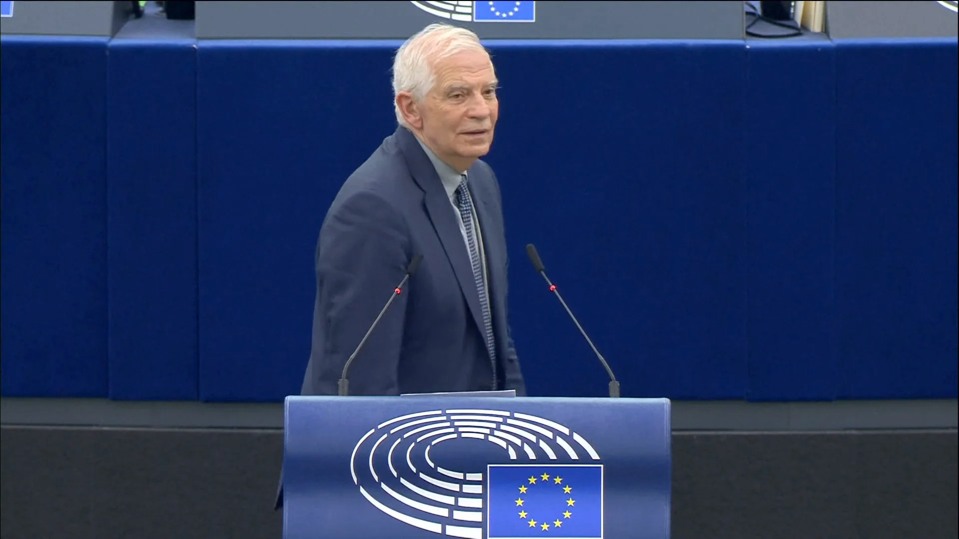 Josep Borrell en la Eurocámara Josep Borrell en la Eurocámara