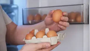 Huevos en la nevera