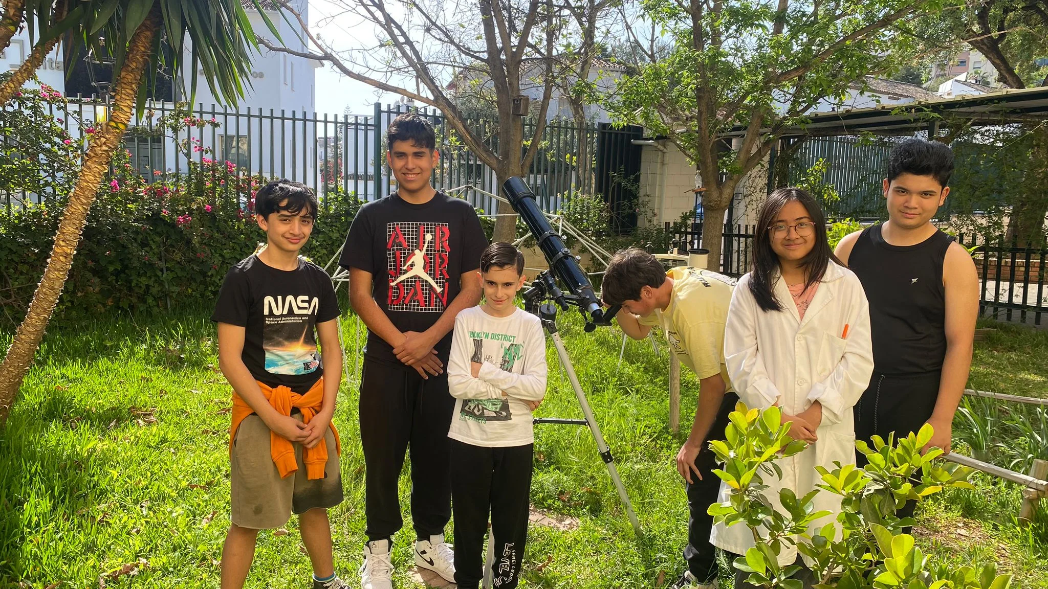 Varios alumnos de un instituto de Marbella reciben la felicitaci&oacute;n de la NASA por su teor&iacute;a sobre los ciclos de las manchas solares