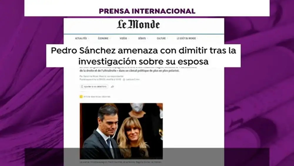 Posible dimisión de Pedro Sánchez, últimas noticias en directo: la Fiscalía  pide archivar la causa judicial contra Begoña Gómez