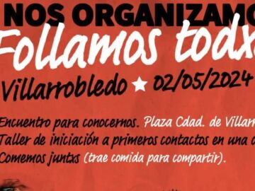 Cartel anunciador de la quedada 