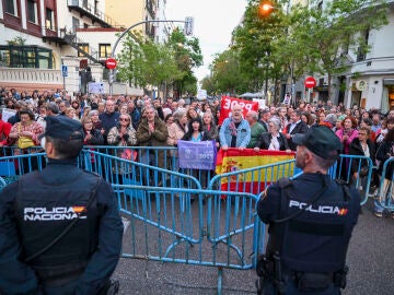 Manifestación de apoyo a Sánchez este jueves en Ferraz