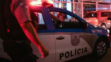 Imagen de archivo de un coche de policía en Brasil